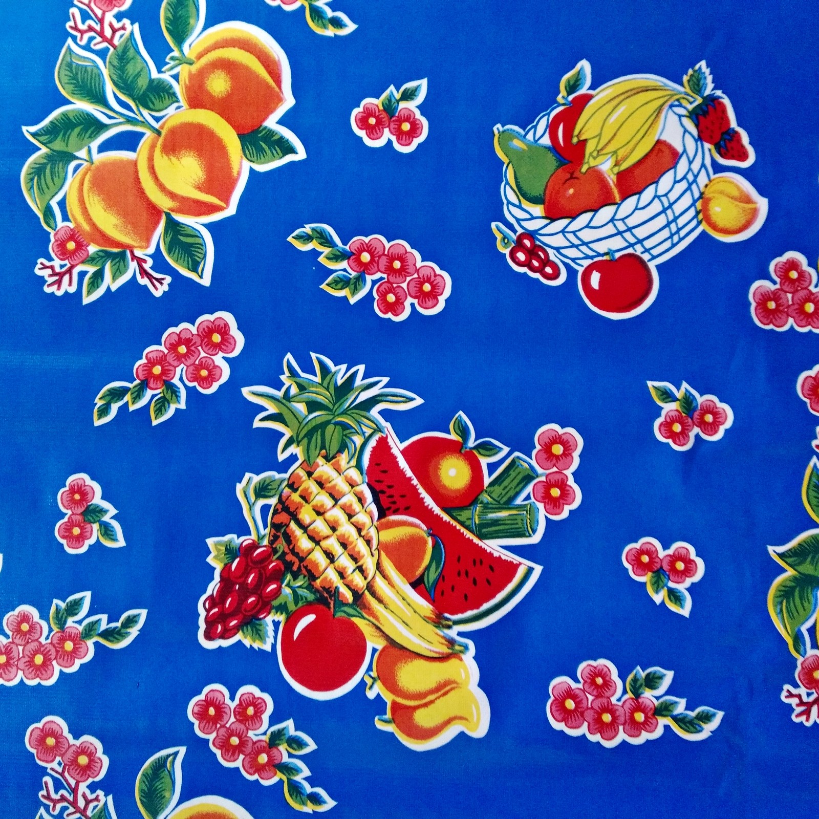 Toile cirée motif fruits