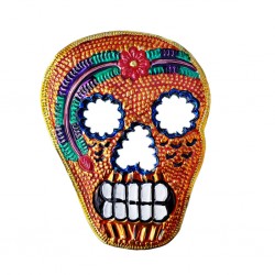 Calavera de hojalata Naranja