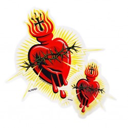 Electric heart sticker