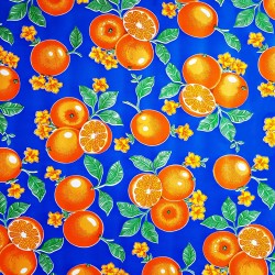 Toile cirée Naranjas Bleu