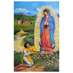 Guadalupe and Juan Diego Poster