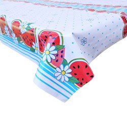 Blue Sandia oilcloth