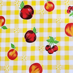 Yellow Frutal oilcloth