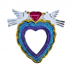 Doves Sacred heart mirror