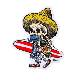 Borracho Surfer sticker