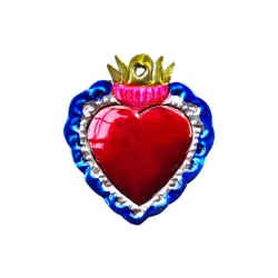 Tin Sacred heart Ex voto