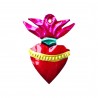 Small Sacred heart with ribbon