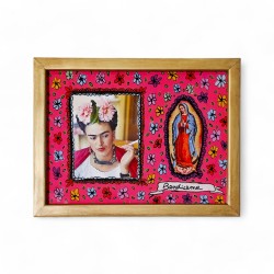 Frida Kahlo Reverse glass painting