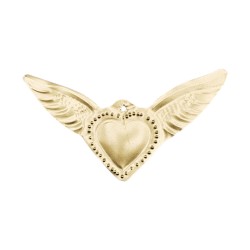 Golden winged small Sacred Heart