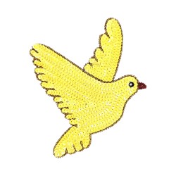 Dove Sequin patch